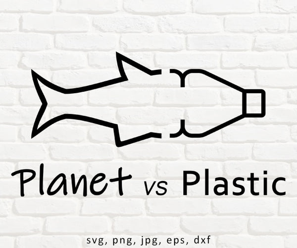 Plastic vs Plastic Recycle Logo - SVG, PNG, JPG, EPS, DXF Files