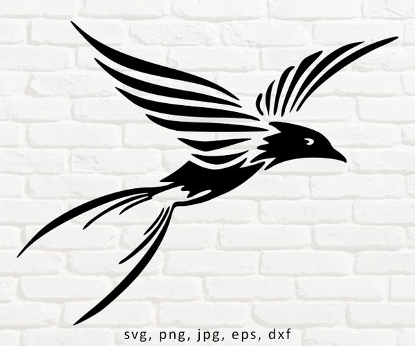 Scissortail Bird - SVG, PNG, JPG, EPS, DXF Files for Cut Projects