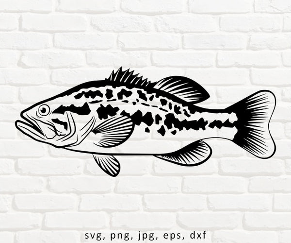Fish, SVG, PNG, AI, EPS, DXF Files for Cut Projects