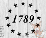 1789 second amendment logo