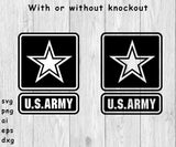 Army Logo - SVG, PNG, AI, EPS, DXF Files for Cut Projects