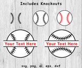 Baseball Seems - SVG, PNG, AI, EPS, DXF Files for Cut Projects
