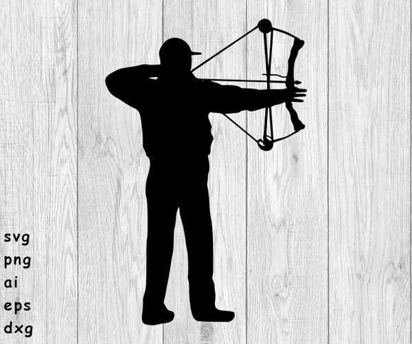 Bowhunter, Bow Hunter - SVG, PNG, AI, EPS, DXF files for cut projects
