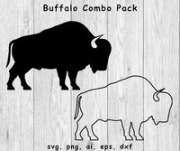 Buffalo - SVG, PNG, AI, EPS, DXF Files for Cut Projects