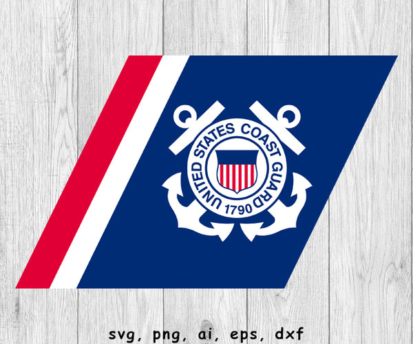 Coast Guard - SVG, PNG, AI, EPS, DXF Files for Cut Projects