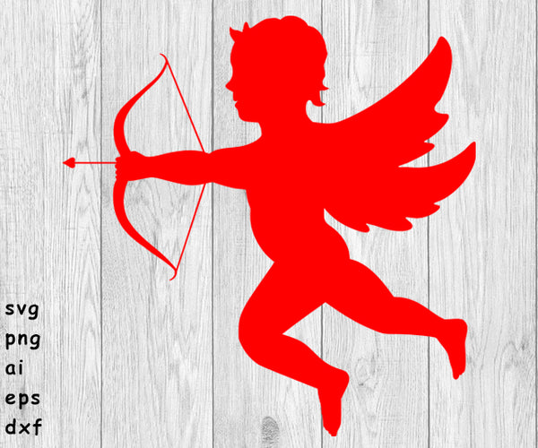 Cupid - SVG, PNG, AI, EPS, DXF Files for Cut Projects