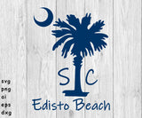 edisto beach palmetto moon  logo
