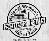 National Women's Hall of Fame - SVG, PNG, AI, EPS, DXF Files