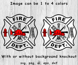 Fire Department Logo, Read Description - Digital Vector Files