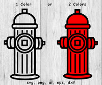 Fire Hydrant - SVG, PNG, AI, EPS, DXF Files for Cut Projects