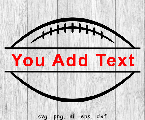 Football - SVG, PNG, AI, EPS, DXF Files for Cut Projects