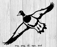 Landing Duck - SVG, PNG, AI, EPS, DXF Files for Cut Projects