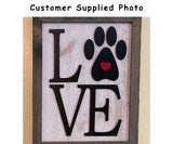 Love Dog Paw, Love Dogs - SVG, PNG, AI, EPS, DXF Files