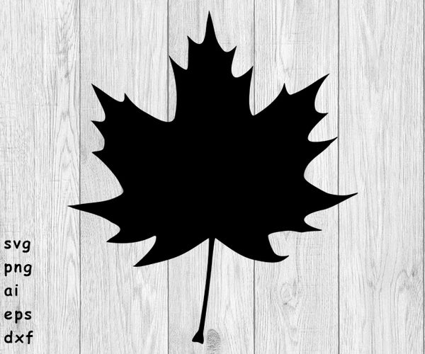 Maple Leaf - SVG, PNG, AI, EPS, DXF Files for Cut Projects