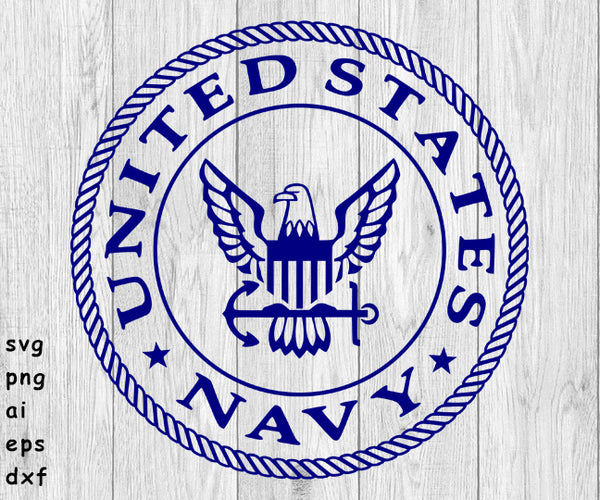 Navy Logo - SVG, PNG, AI, EPS, DXF Files for Cut Projects