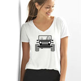 same of the nothing to see her just a girl, her jeep and dog logo