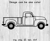 Old Truck - SVG, PNG, AI, EPS, DXF Files for Cut Projects