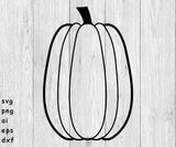 Pumpkin - SVG, PNG, AI, EPS, DXF Files for Cut Projects