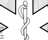 Star of Life, EMS Logo, EMT Logo, Paramedic - Digital Files