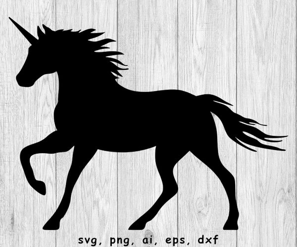 Unicorn, Magical Unicorn - SVG, PNG, AI, EPS, DXF Files